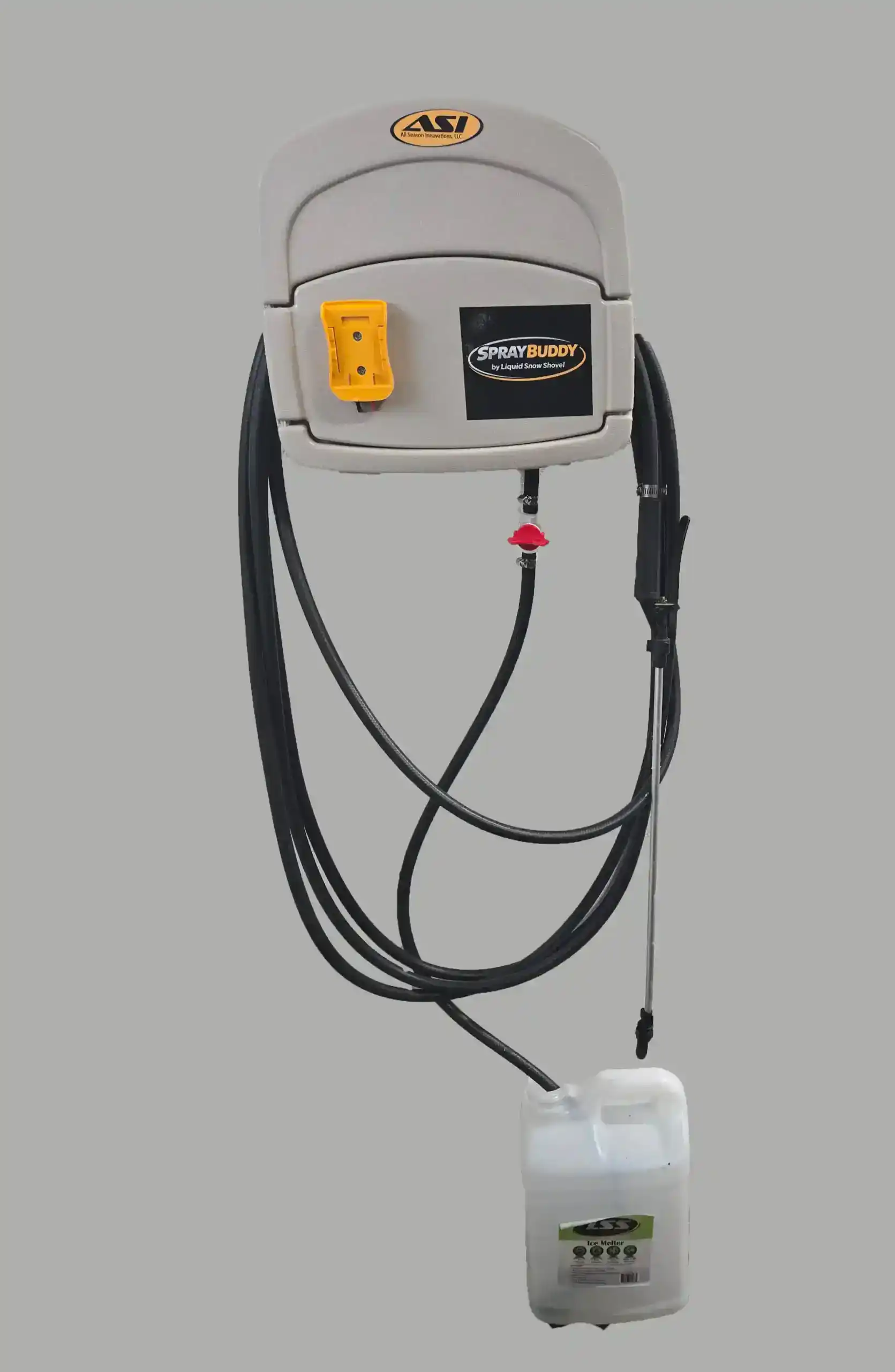 Spray Buddy wand spraying surface