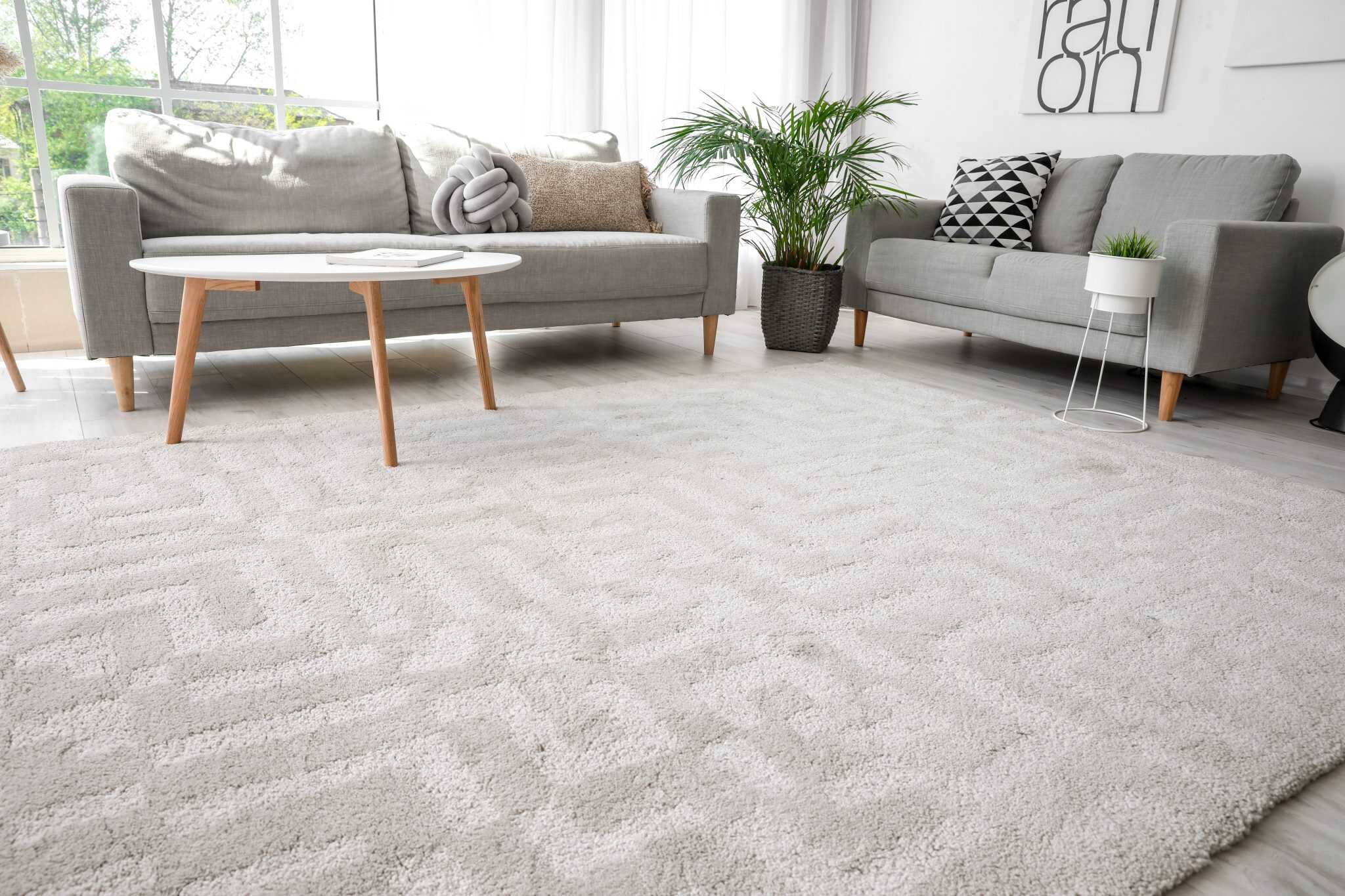 Clean interior floors with no tracked-in residue