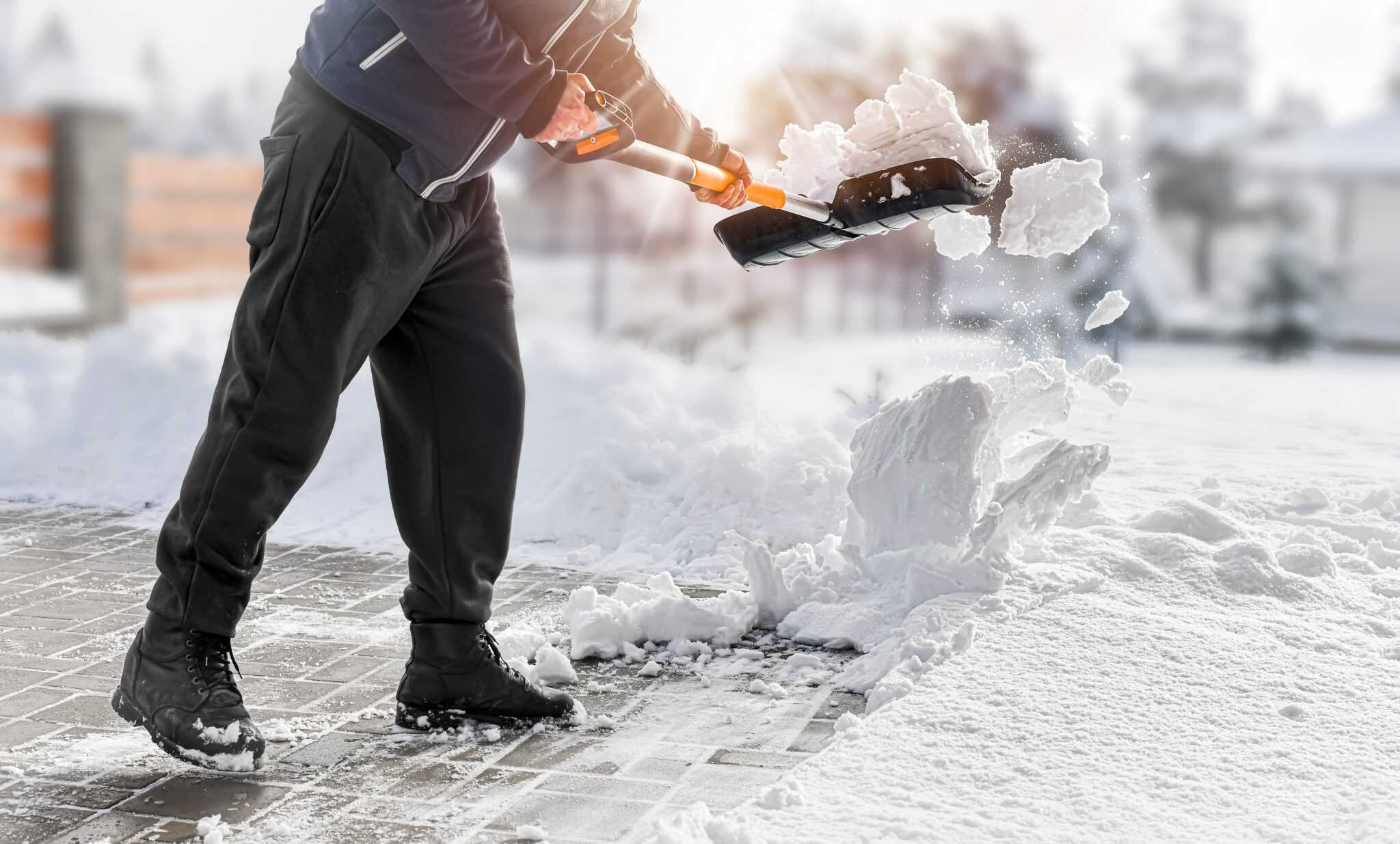 Residential driveway winter maintenance