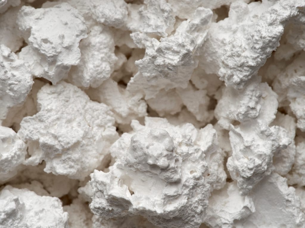 Calcium chloride liquid de-icer wetting the surface evenly